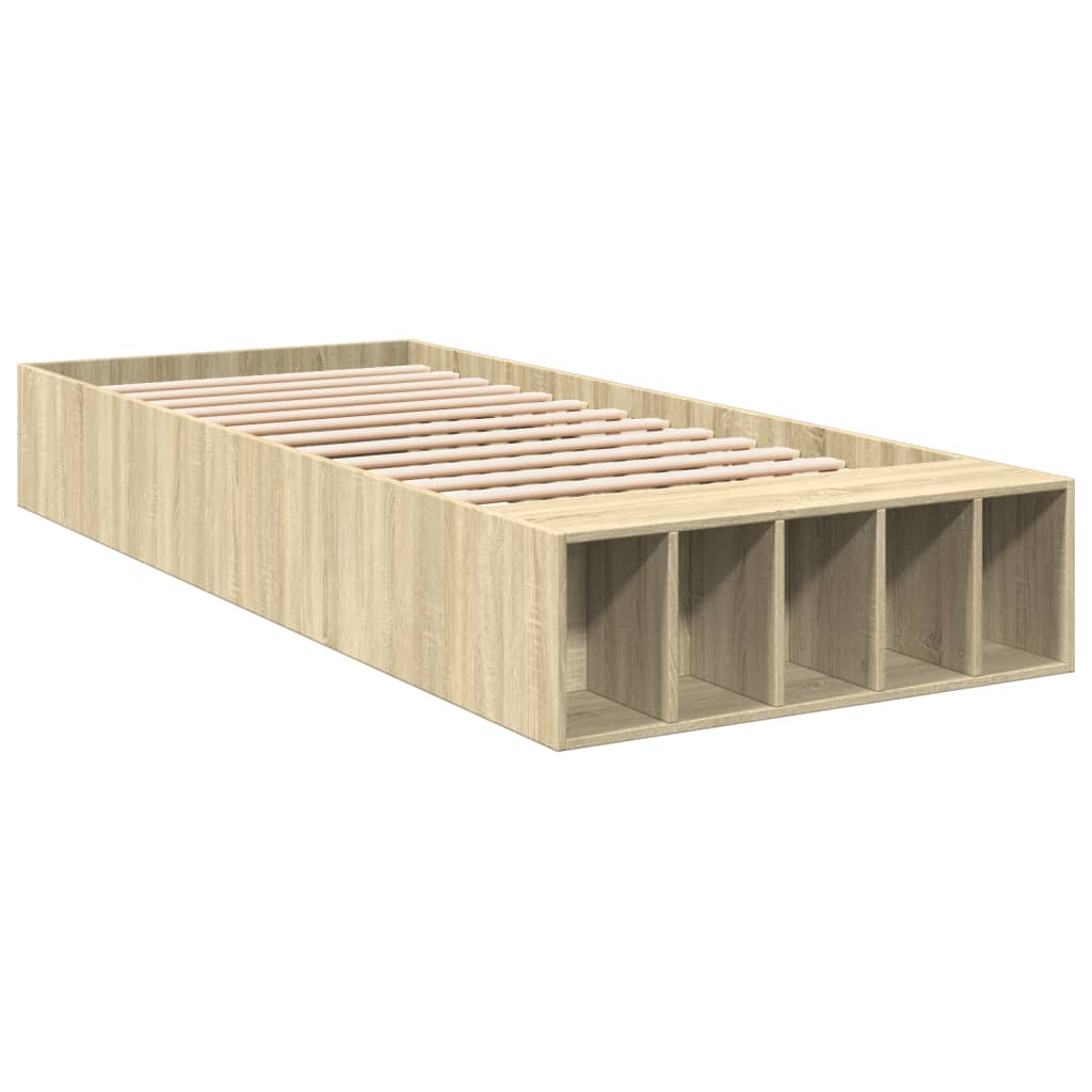 Cadre de lit sans matelas chêne sonoma 90x200 cm - XIOS