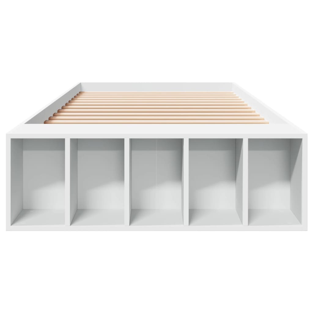 Cadre de lit sans matelas blanc 75x190 cm - XIOS