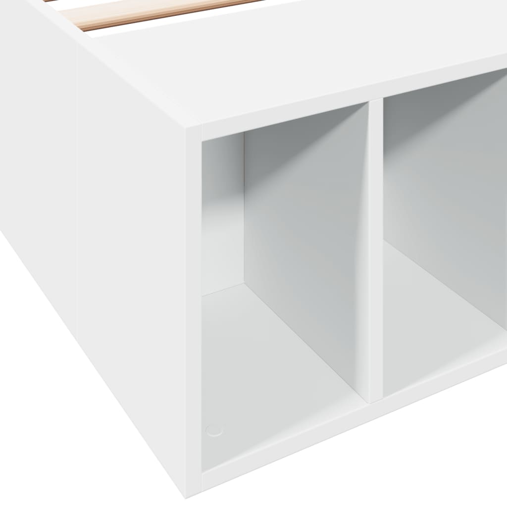Cadre de lit sans matelas blanc 75x190 cm - XIOS