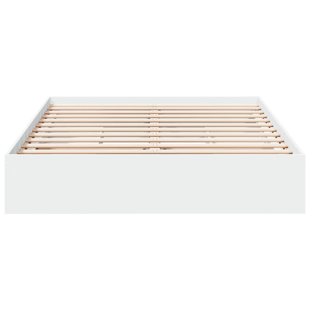 Cadre de lit avec tiroirs sans matelas blanc 160x200 cm - XIOS