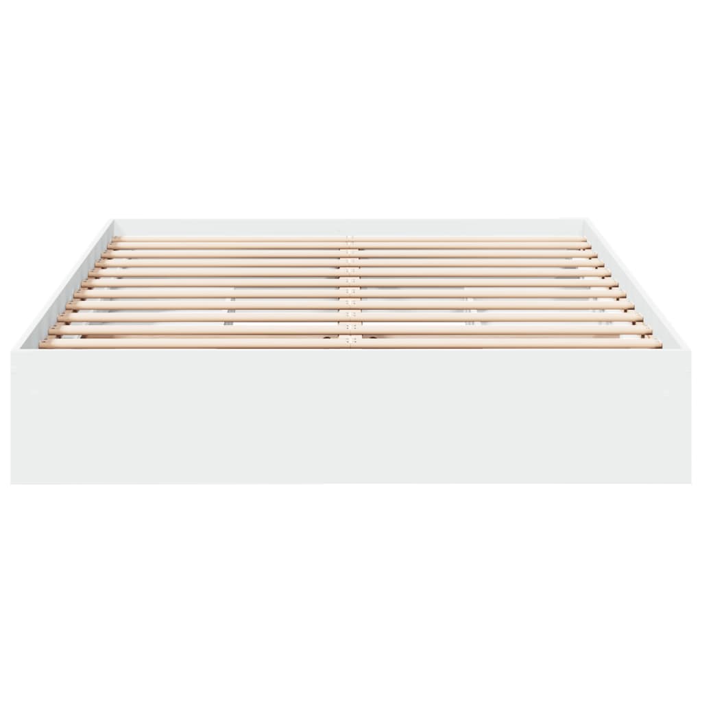 Cadre de lit avec tiroirs sans matelas blanc 150x200 cm - XIOS