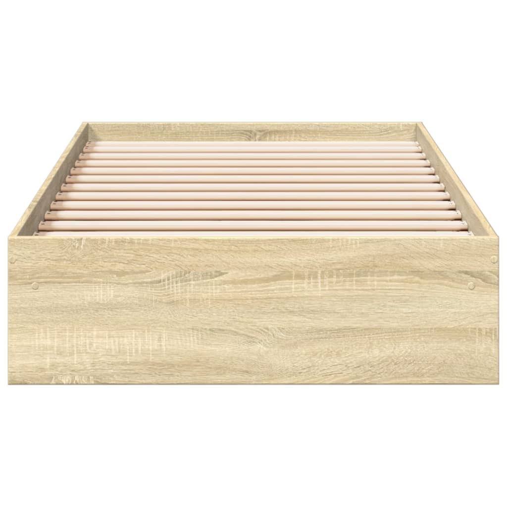 Cadre de lit avec tiroirs sans matelas chêne sonoma 90x190 cm - XIOS