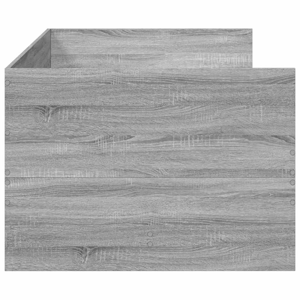 Lit de jour avec tiroirs sans matelas sonoma gris 75x190 cm - XIOS