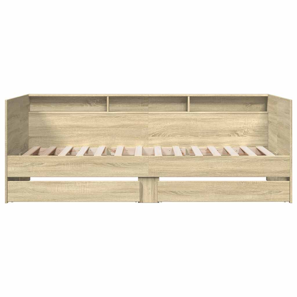Lit de jour avec tiroirs sans matelas chêne sonoma 90x200 cm - XIOS