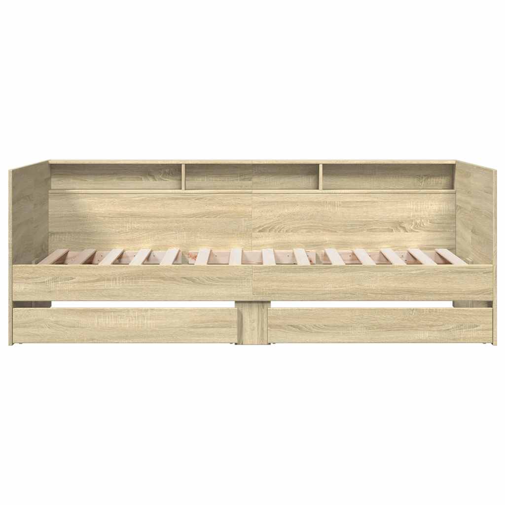 Lit de jour avec tiroirs sans matelas chêne sonoma 75x190 cm - XIOS