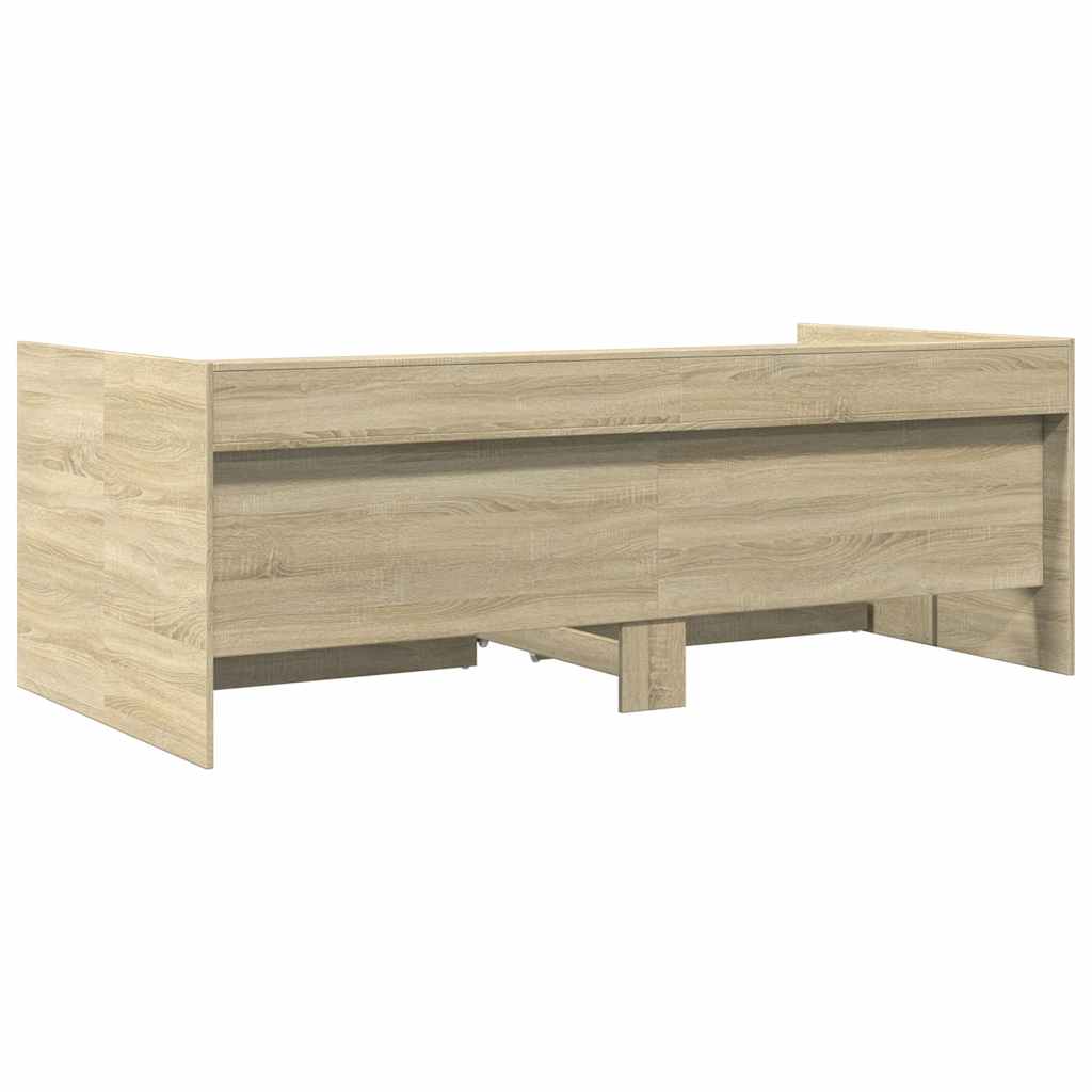 Lit de jour avec tiroirs sans matelas chêne sonoma 75x190 cm - XIOS