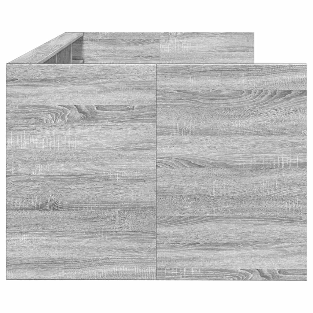Lit de jour avec tiroirs sans matelas sonoma gris 75x190 cm - XIOS