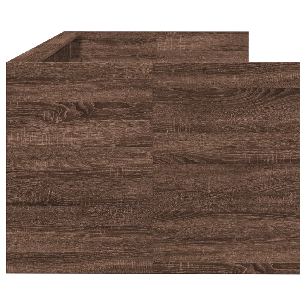Lit de jour avec tiroirs sans matelas chêne marron 75x190 cm - XIOS