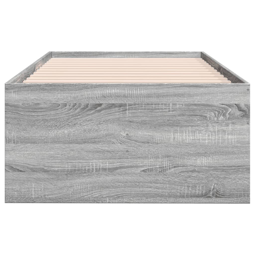 Lit de jour avec tiroirs sans matelas sonoma gris 100x200 cm - XIOS