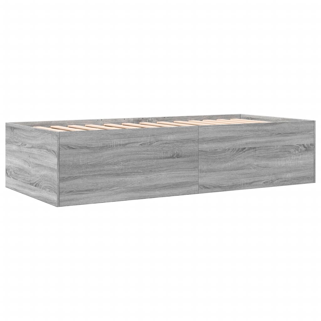 Lit de jour avec tiroirs sans matelas sonoma gris 100x200 cm - XIOS