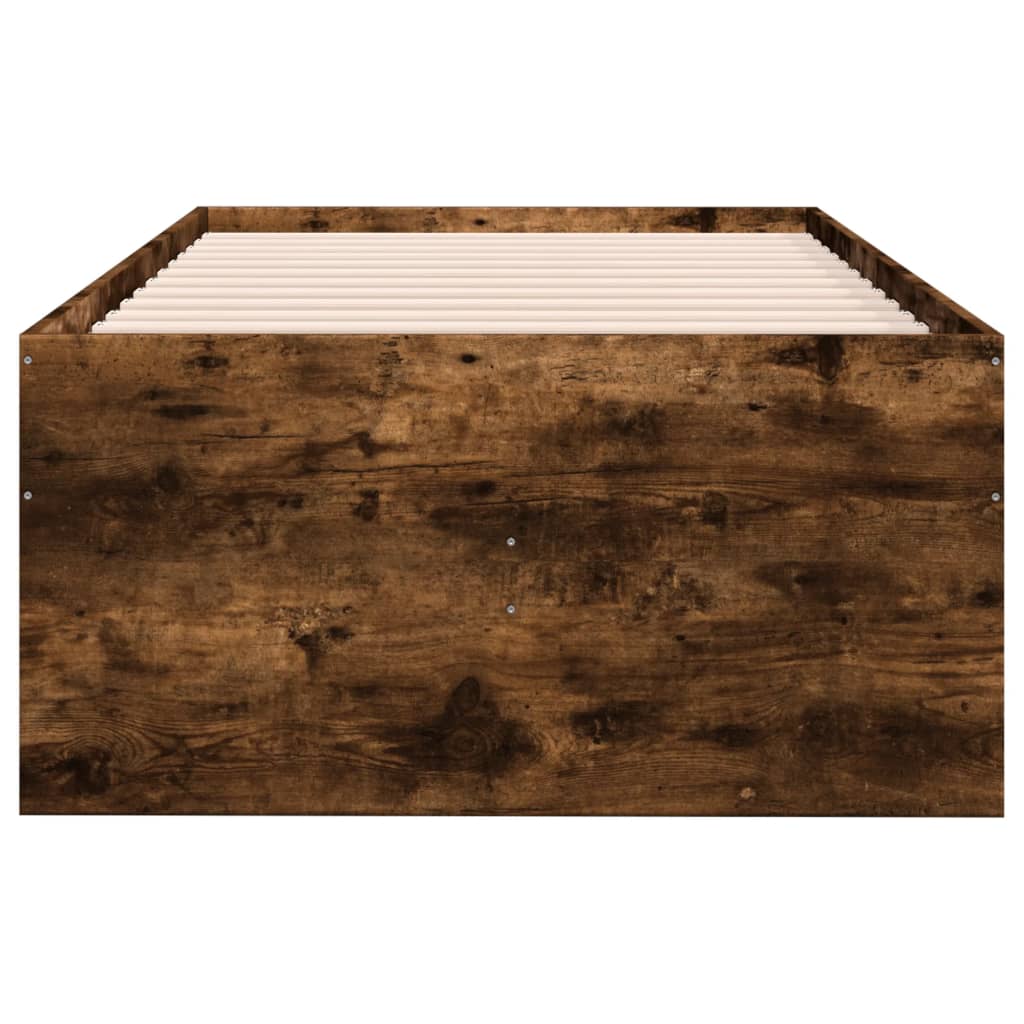 Lit de jour avec tiroirs sans matelas chêne fumé 90x200 cm - XIOS