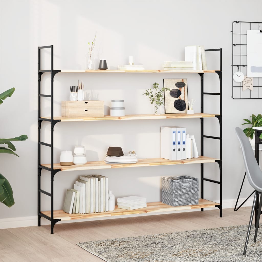 Étagères flottantes 3 pcs 140x30x2 cm acacia massif non traité