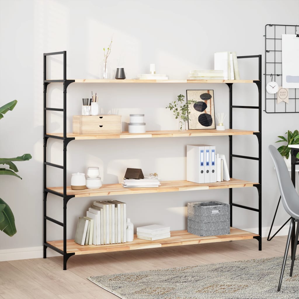 Étagères flottantes 2 pcs 140x40x2 cm acacia massif non traité - XIOS