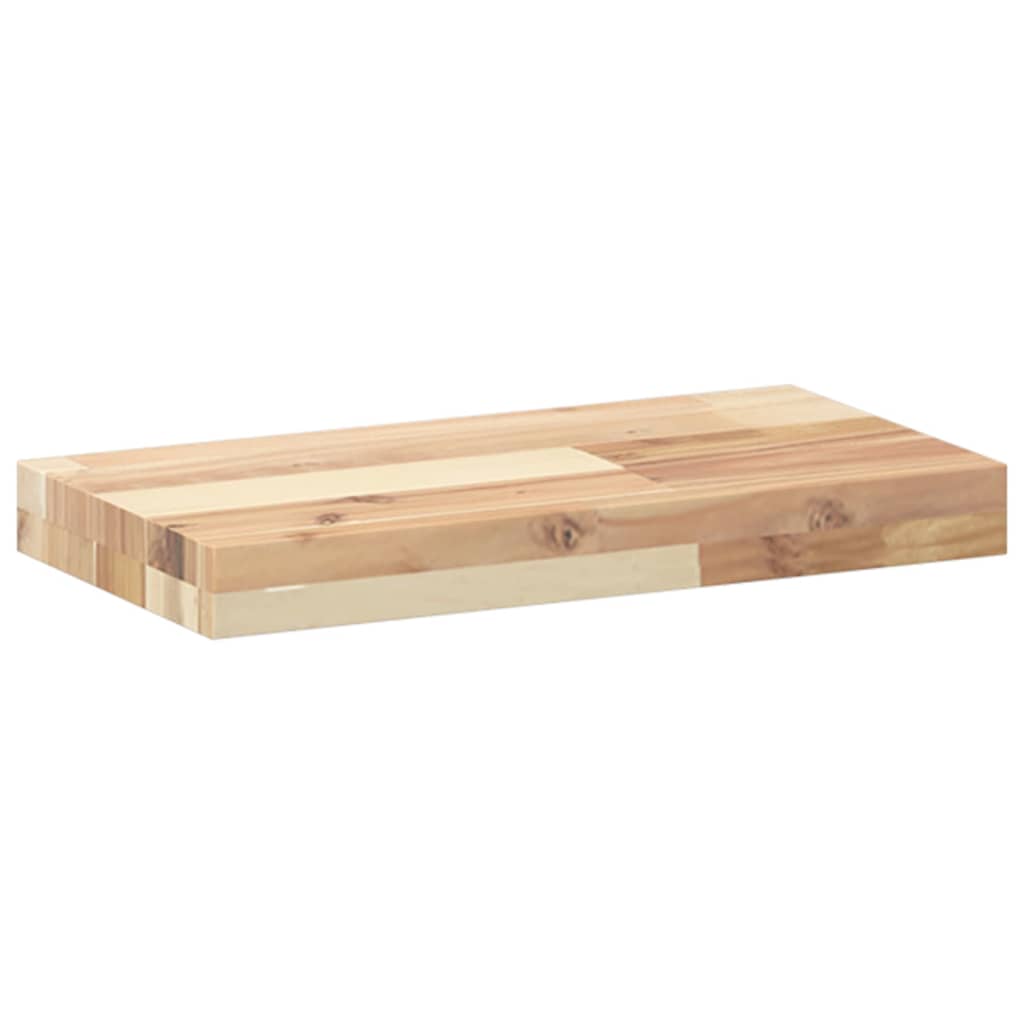 Étagères flottantes 2 pcs 60x20x4 cm acacia massif non traité - XIOS