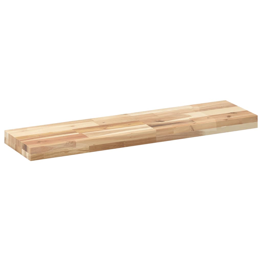 Étagères flottantes 4 pcs 80x20x4 cm acacia massif non traité - XIOS
