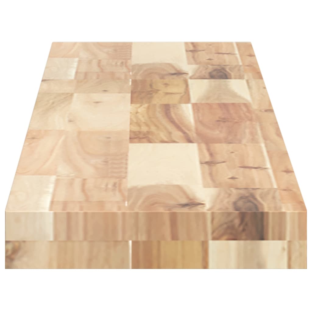 Étagères flottantes 4 pcs 140x20x4 cm acacia massif non traité - XIOS