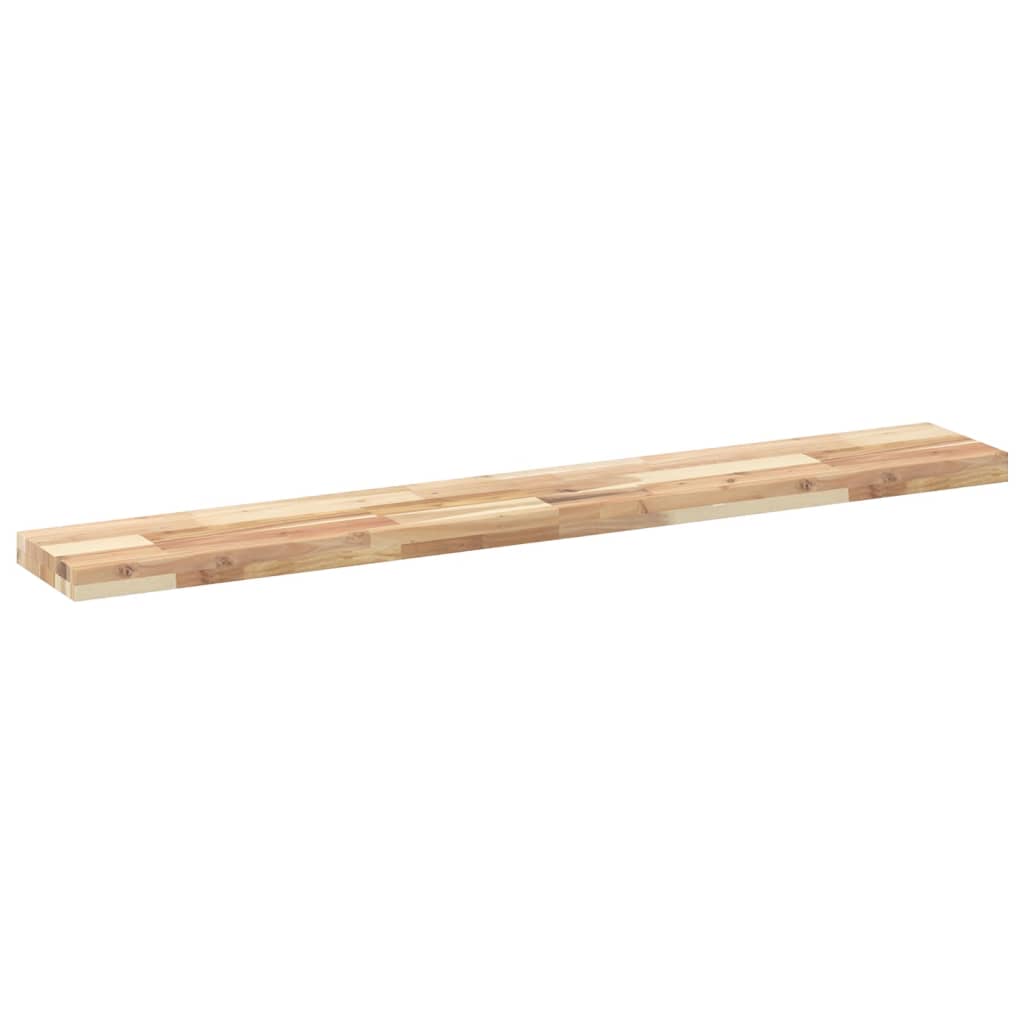 Étagères flottantes 4 pcs 140x20x4 cm acacia massif non traité - XIOS