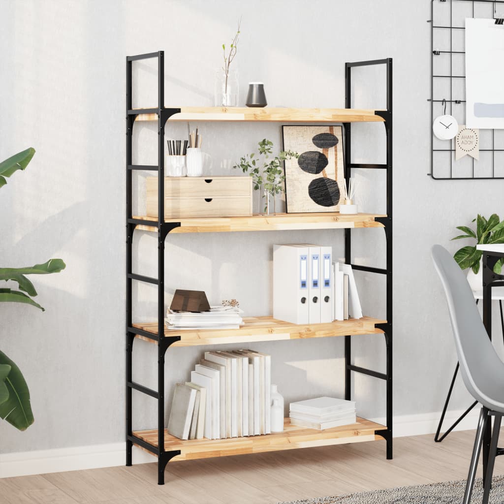 Étagères flottantes 4 pcs 100x30x4 cm acacia massif non traité - XIOS