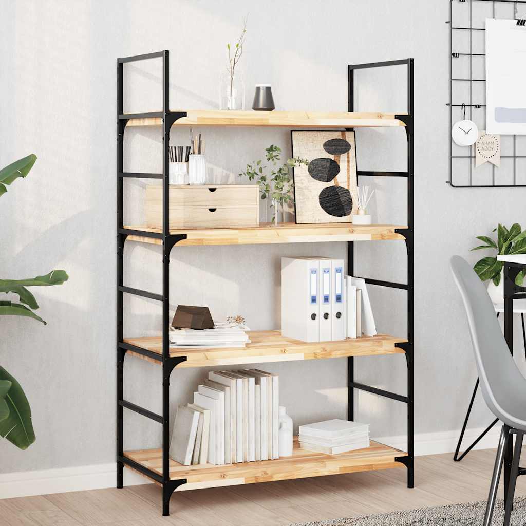 Étagères flottantes 4 pcs 80x40x4 cm acacia massif non traité - XIOS