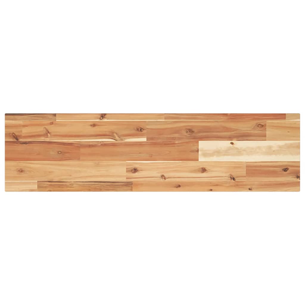 Étagères flottantes 4 pcs 100x20x2 cm acacia massif à l'huile - XIOS
