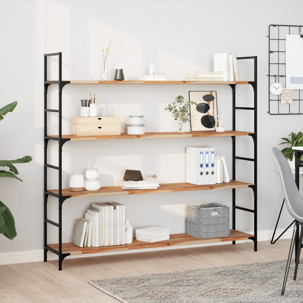 Étagères flottantes 3 pcs 120x30x2 cm acacia massif à l'huile - XIOS