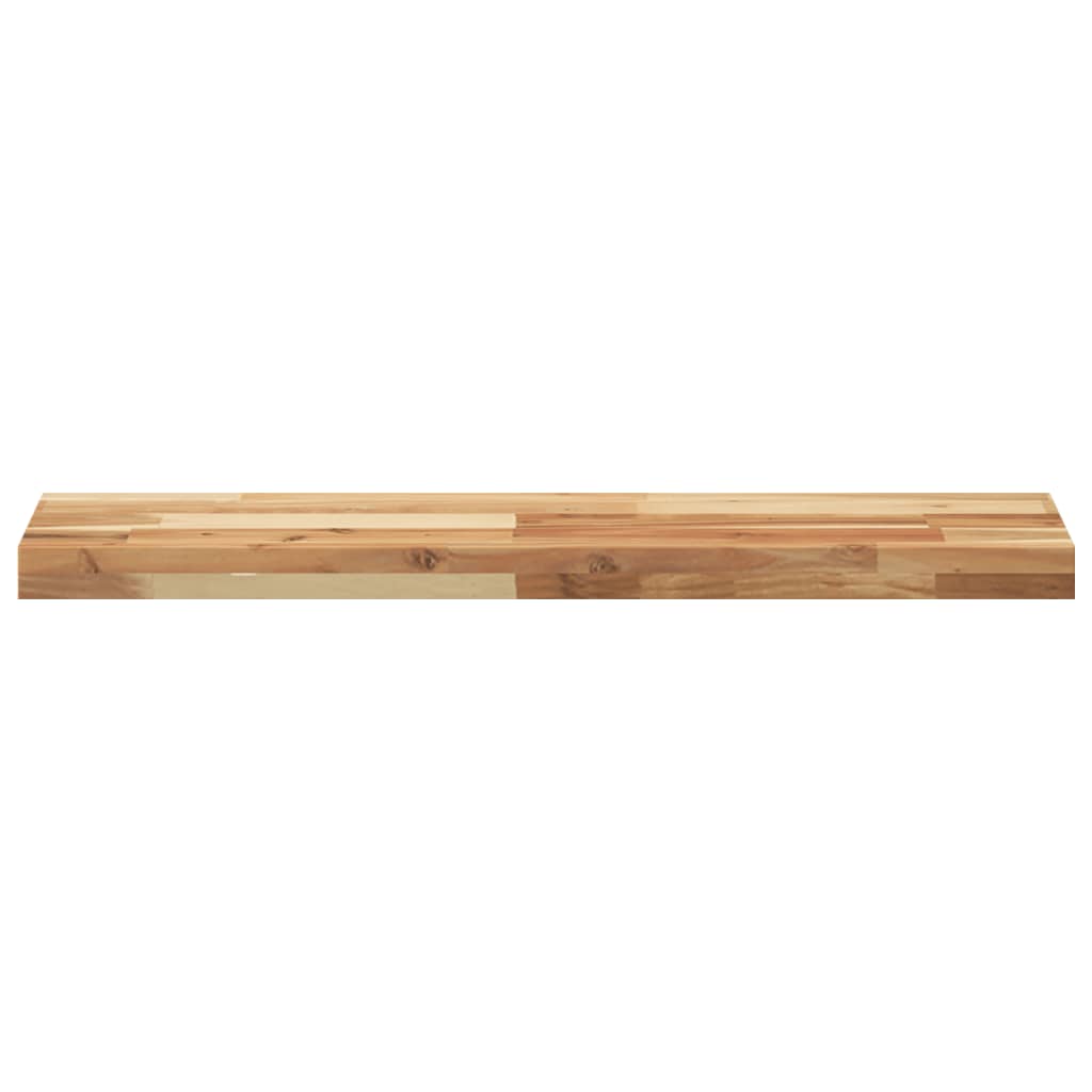 Étagère flottante 80x20x4 cm acacia massif finition à l'huile - XIOS
