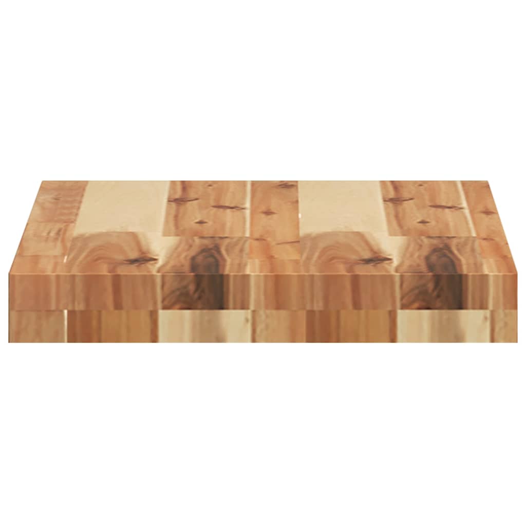 Étagère flottante 40x30x4 cm acacia massif finition à l'huile - XIOS