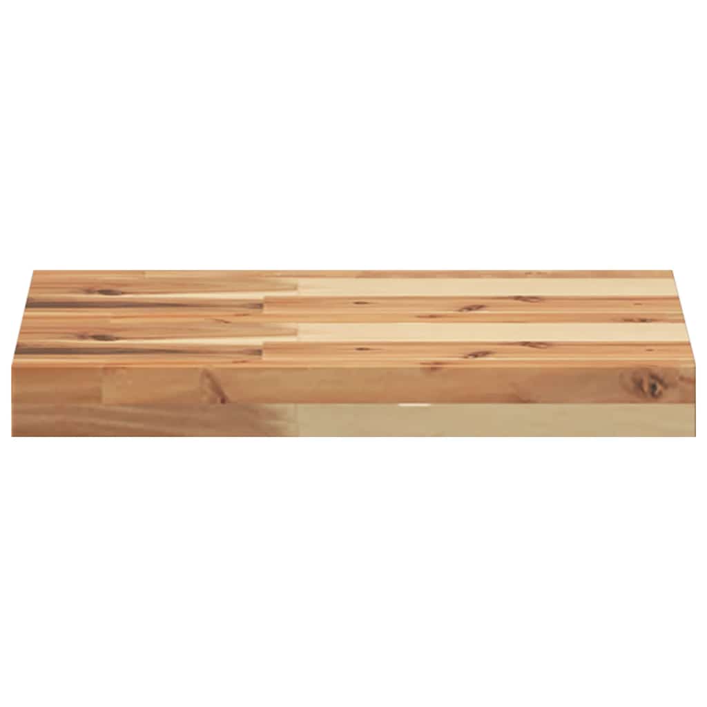 Étagères flottantes 2 pcs 40x30x4 cm acacia massif à l'huile - XIOS