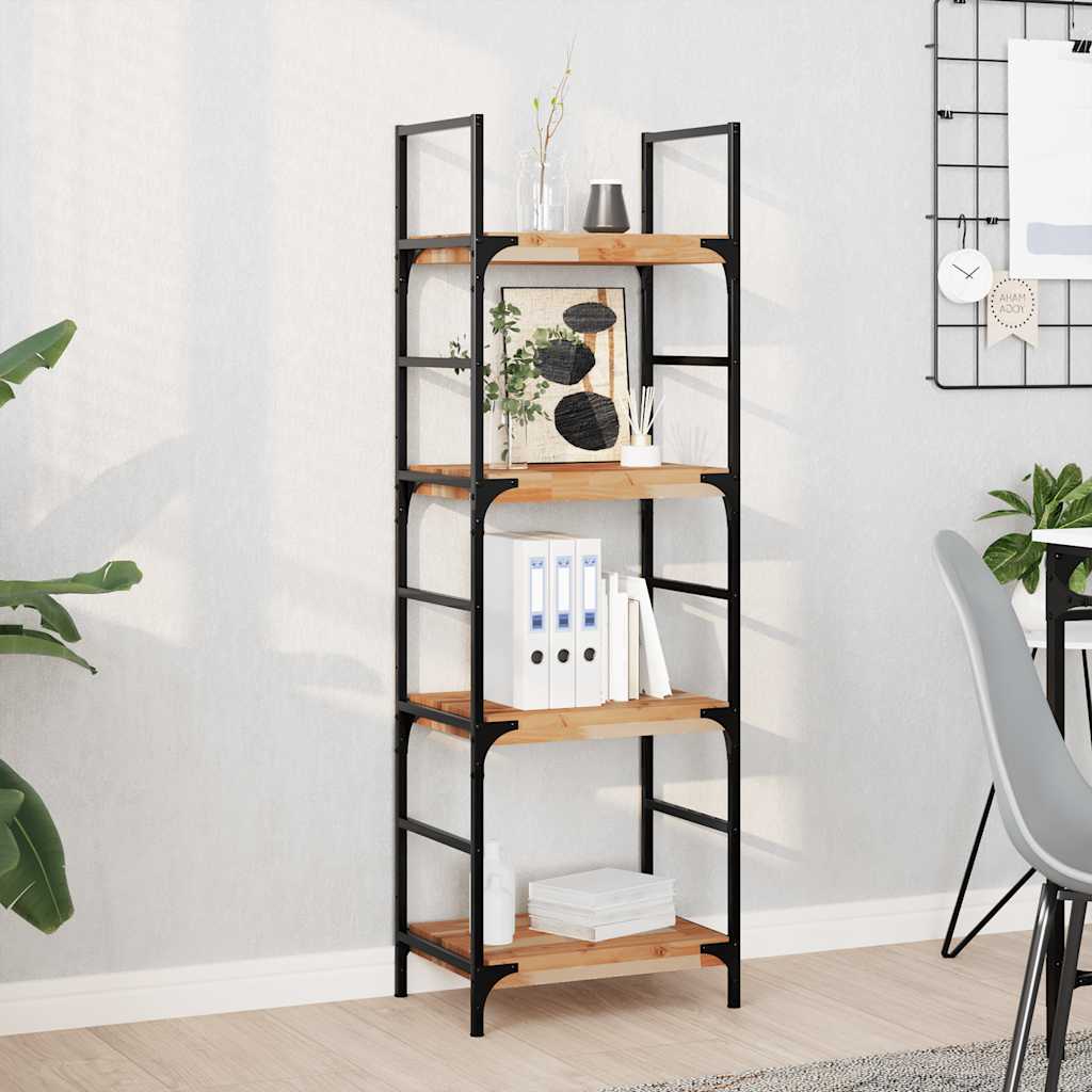Étagères flottantes 4 pcs 40x30x4 cm acacia massif à l'huile - XIOS