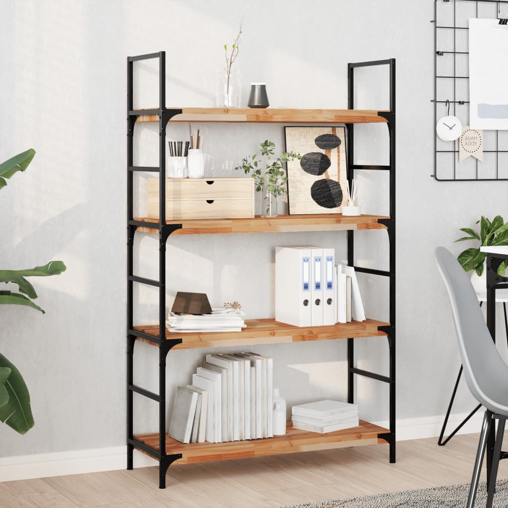 Étagères flottantes 4 pcs 80x30x4 cm acacia massif à l'huile - XIOS