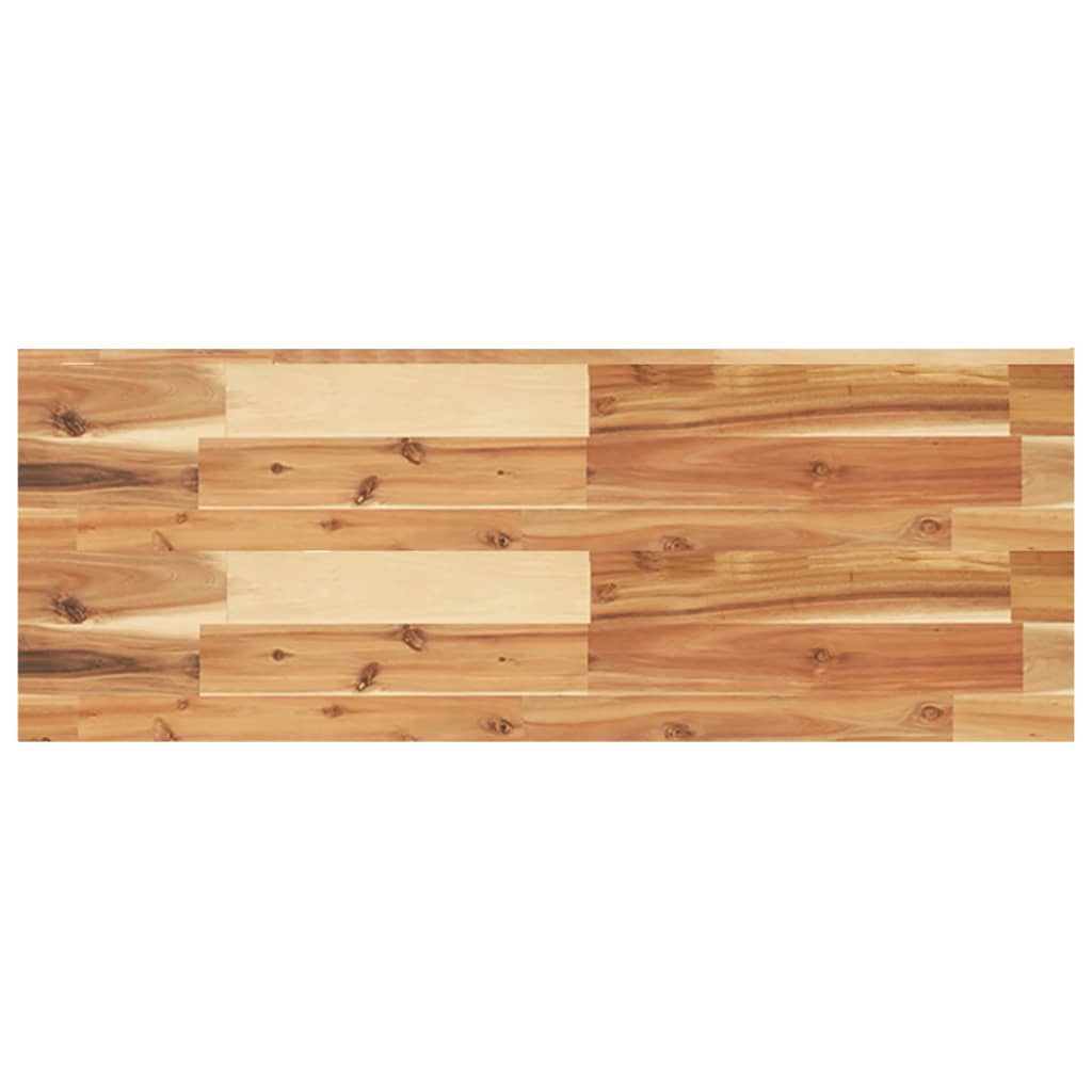 Étagère flottante 100x30x4 cm acacia massif finition à l'huile - XIOS