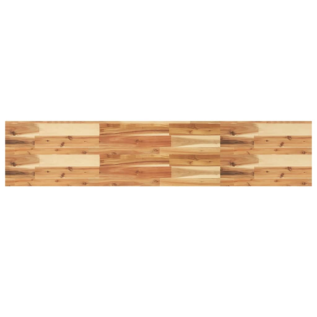 Étagère flottante 140x30x4 cm acacia massif finition à l'huile - XIOS