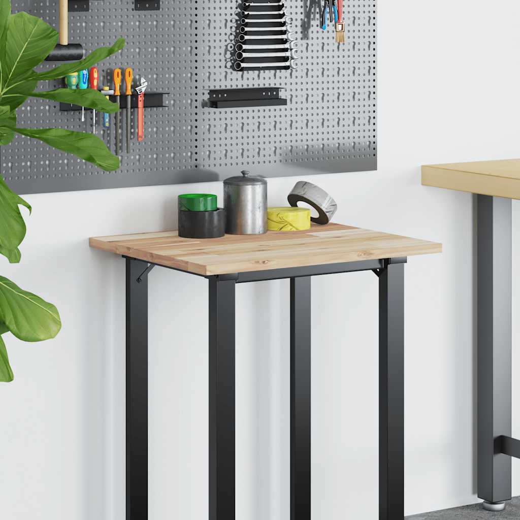 Dessus de bureau non traité 60x50x2 cm bois d'acacia massif - XIOS