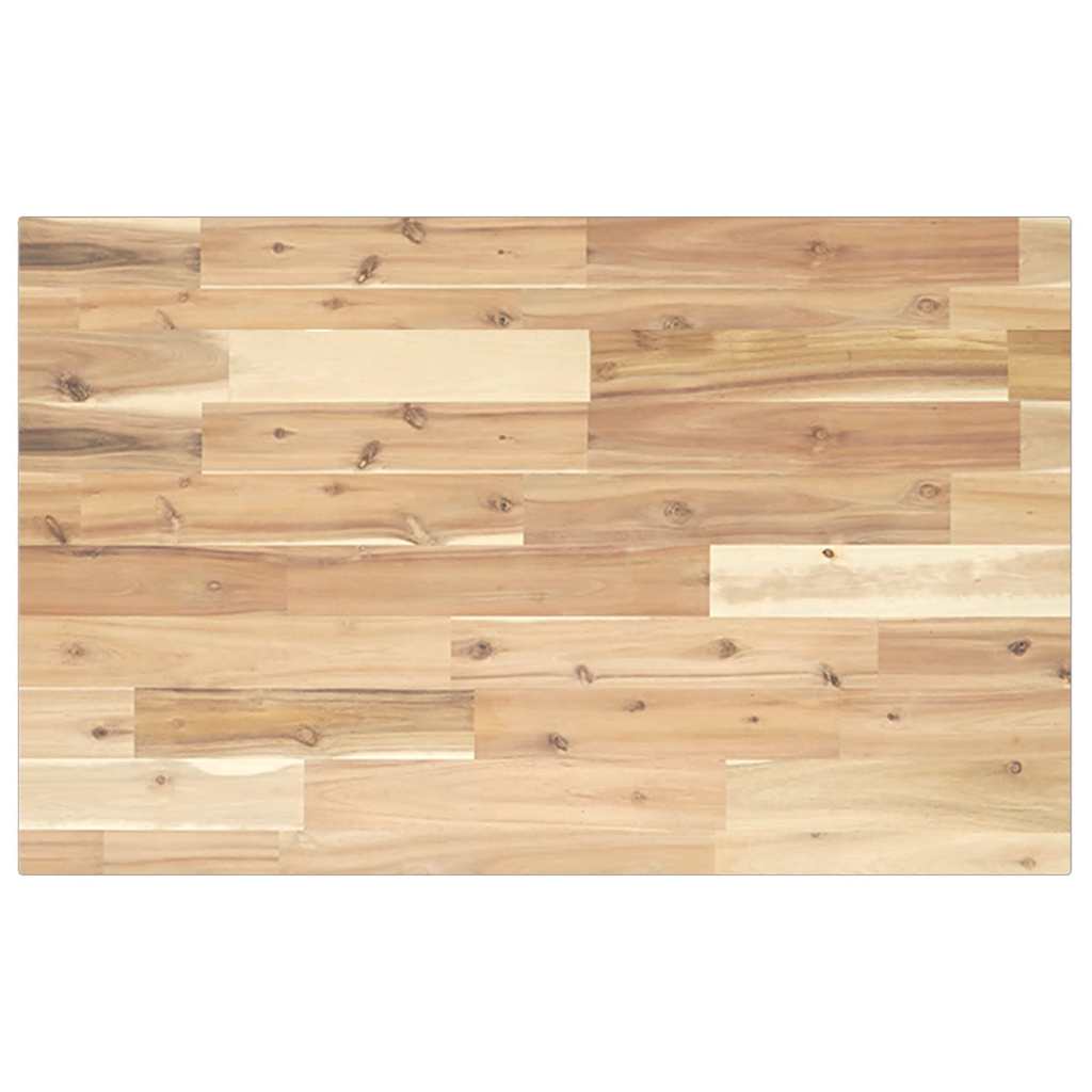 Dessus de bureau non traité 80x50x2 cm bois d'acacia massif - XIOS