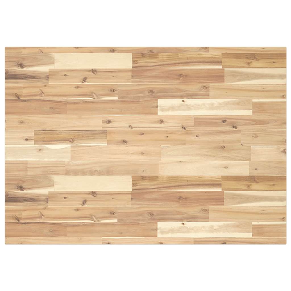 Dessus de bureau non traité 80x70x2 cm bois d'acacia massif - XIOS