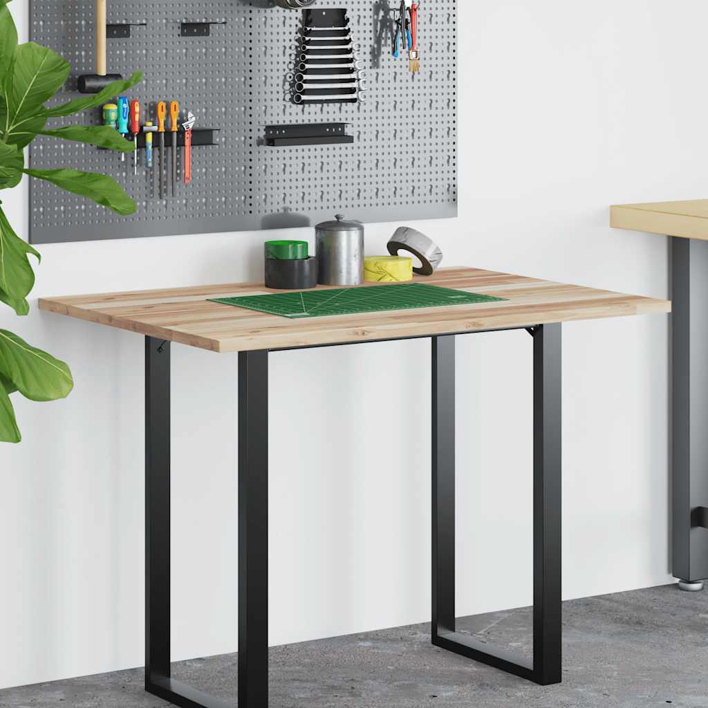 Dessus de bureau non traité 100x70x2 cm bois d'acacia massif - XIOS