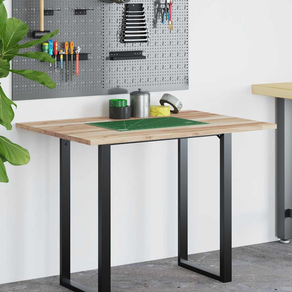 Dessus de bureau non traité 120x70x2 cm bois d'acacia massif - XIOS