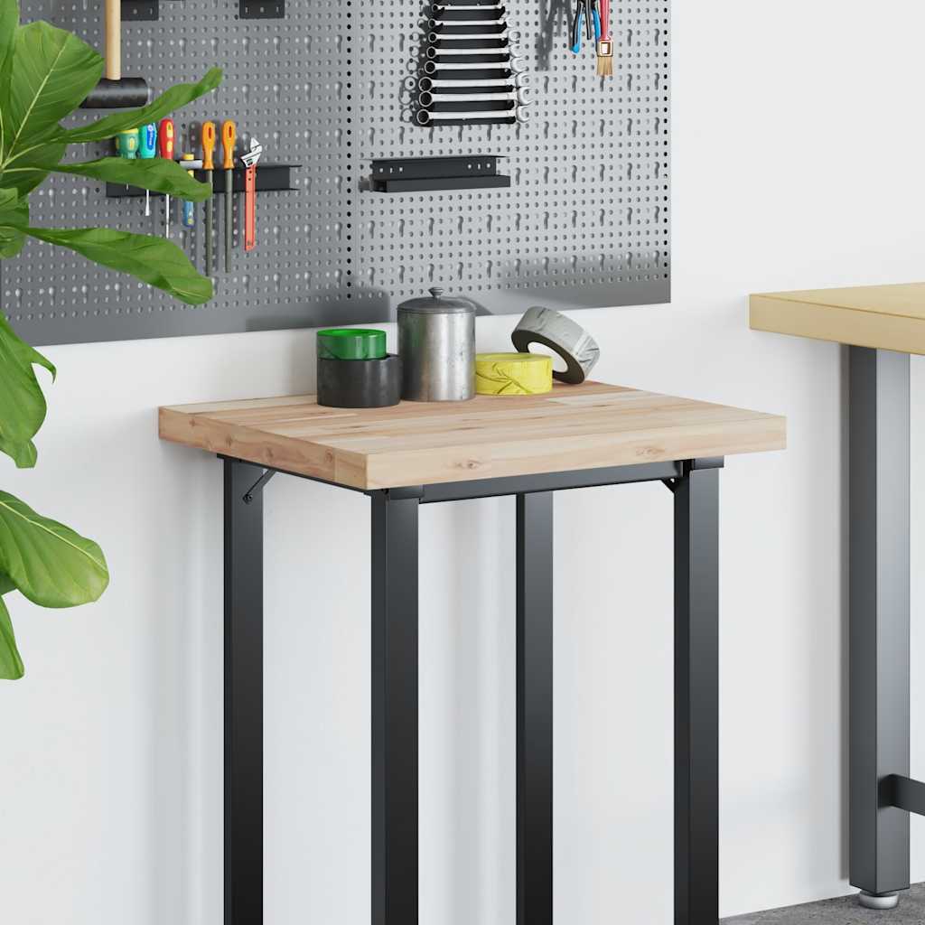 Dessus de bureau non traité 60x50x4 cm bois d'acacia massif - XIOS