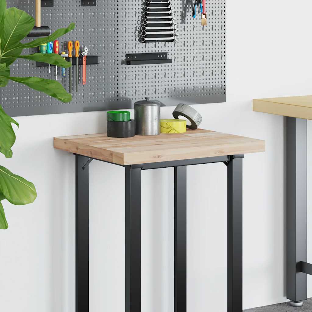 Dessus de bureau non traité 80x50x4 cm bois d'acacia massif - XIOS