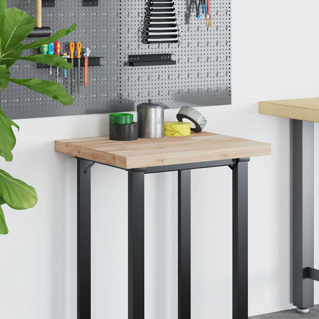 Dessus de bureau non traité 100x50x4 cm bois d'acacia massif - XIOS