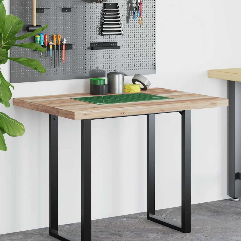 Dessus de bureau non traité 120x70x4 cm bois d'acacia massif - XIOS