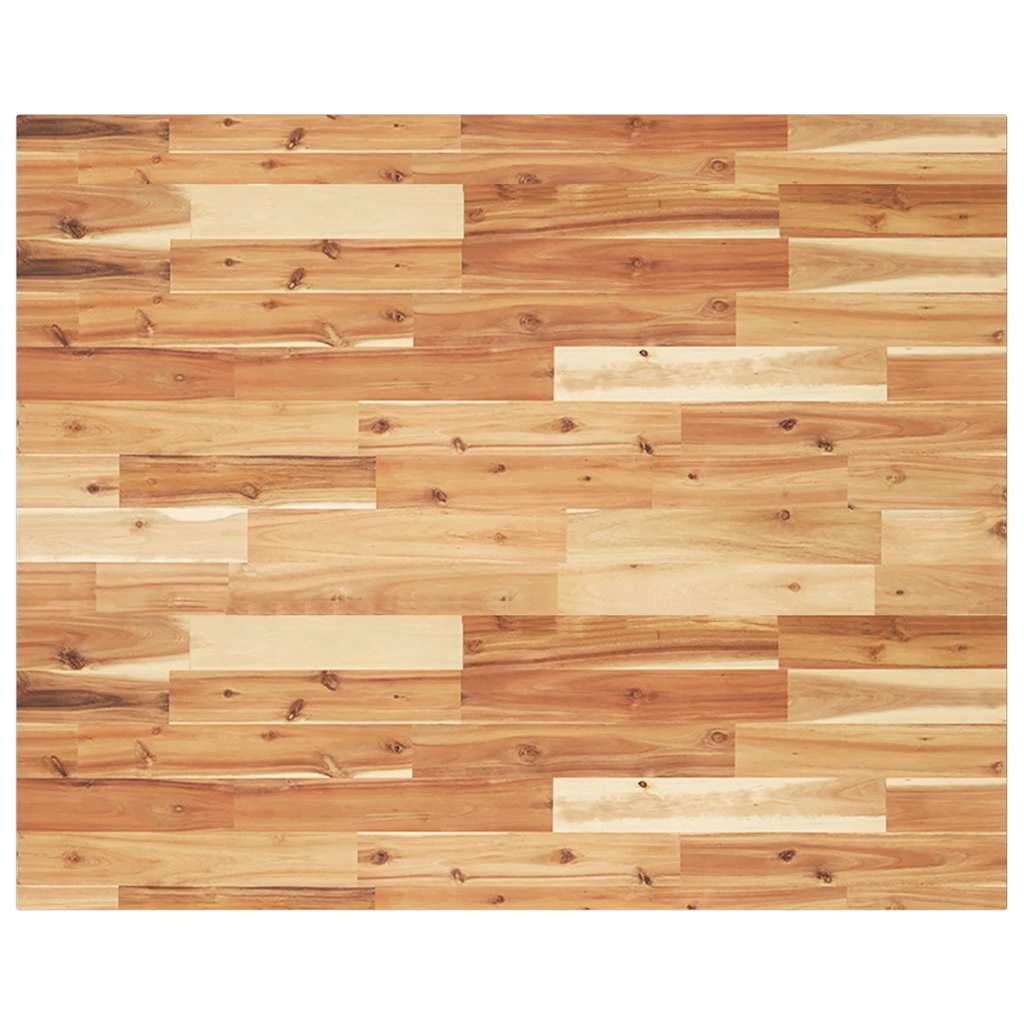 Dessus de bureau fini à l'huile 100x80x2cm bois d'acacia massif - XIOS