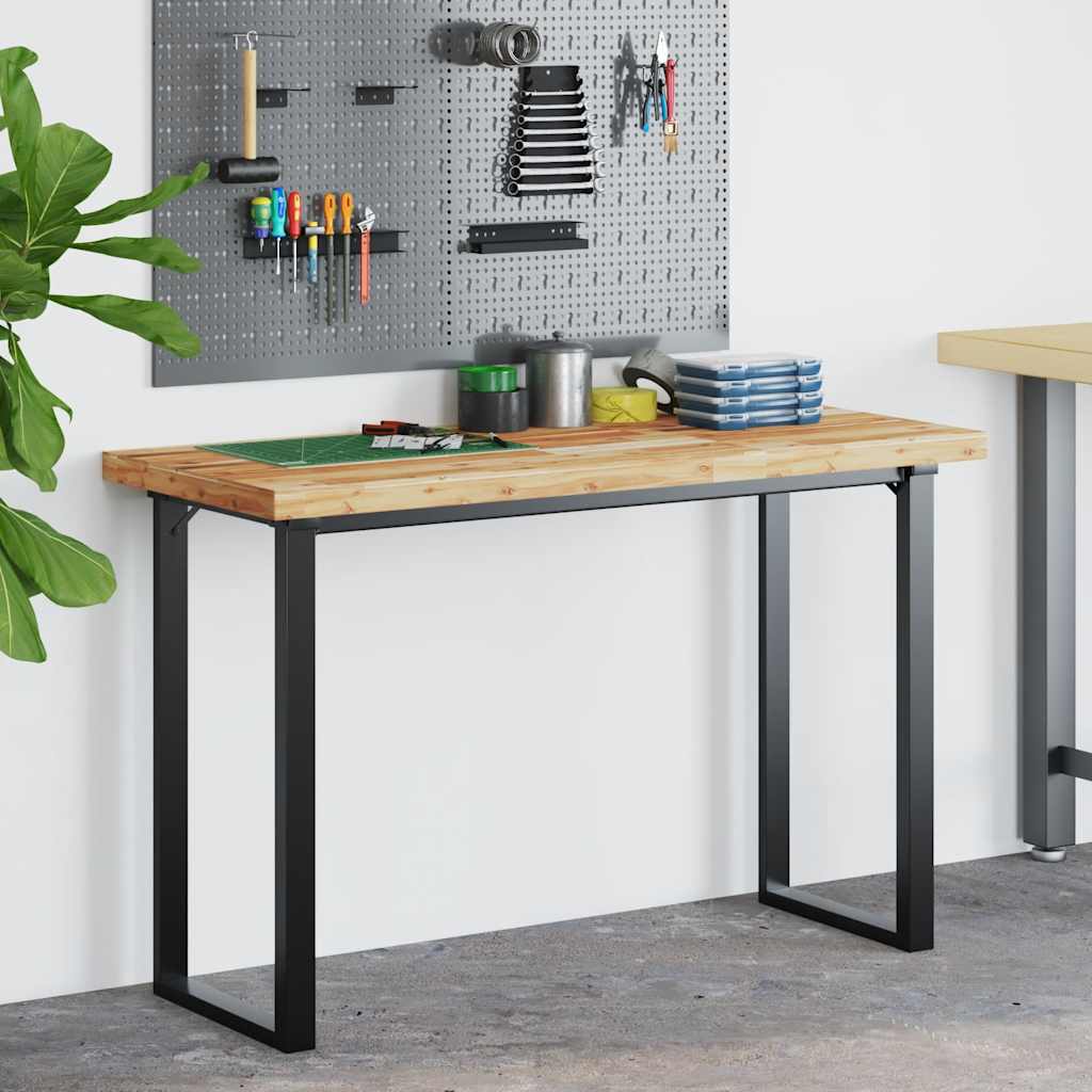 Dessus de bureau fini à l'huile 120x50x4cm bois d'acacia massif - XIOS