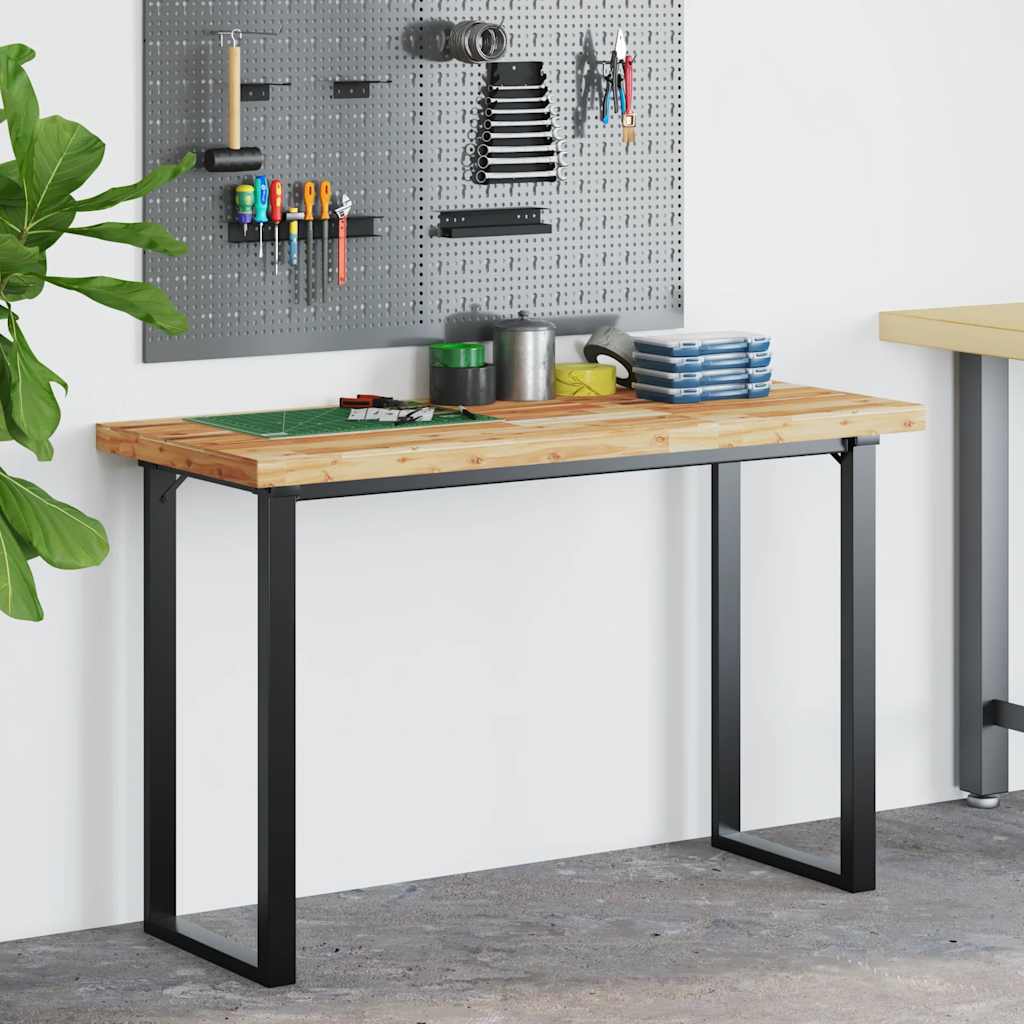 Dessus de bureau fini à l'huile 140x60x4cm bois d'acacia massif - XIOS