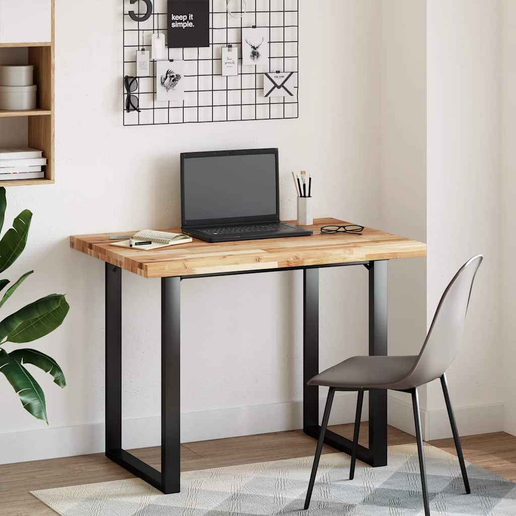 Dessus de bureau fini à l'huile 100x70x4cm bois d'acacia massif - XIOS