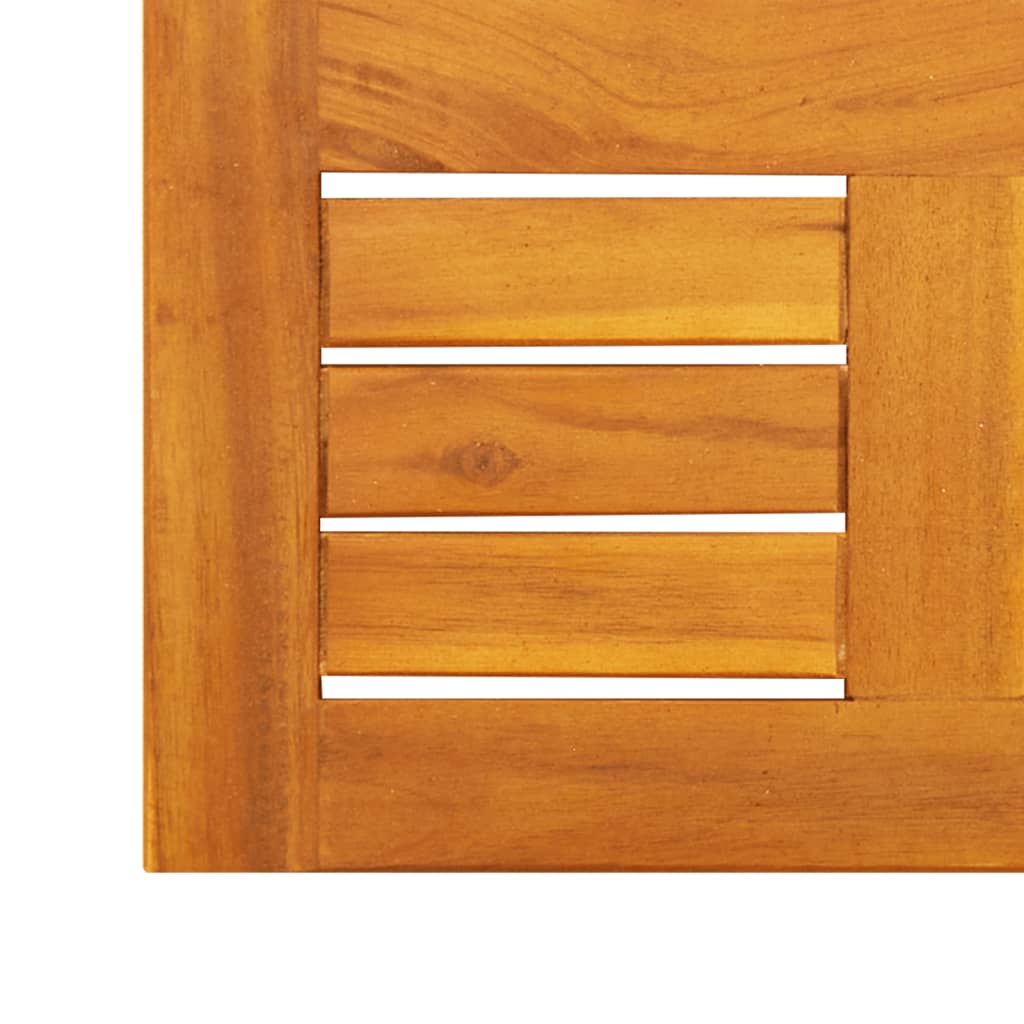Dessus de table 40x40x2 cm carré bois massif d'acacia - XIOS