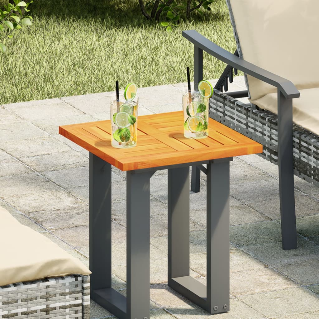 Dessus de table 40x40x2 cm carré bois massif d'acacia - XIOS