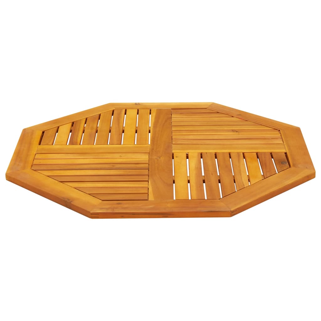 Dessus de table 90x90x2,2 cm octogonal bois massif d'acacia - XIOS