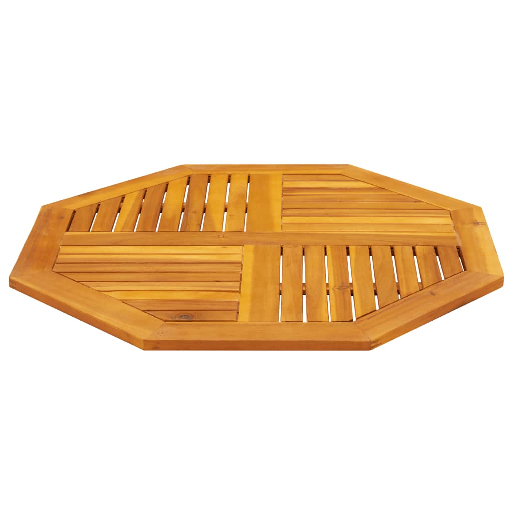 Dessus de table 90x90x2,2 cm octogonal bois massif d'acacia - XIOS