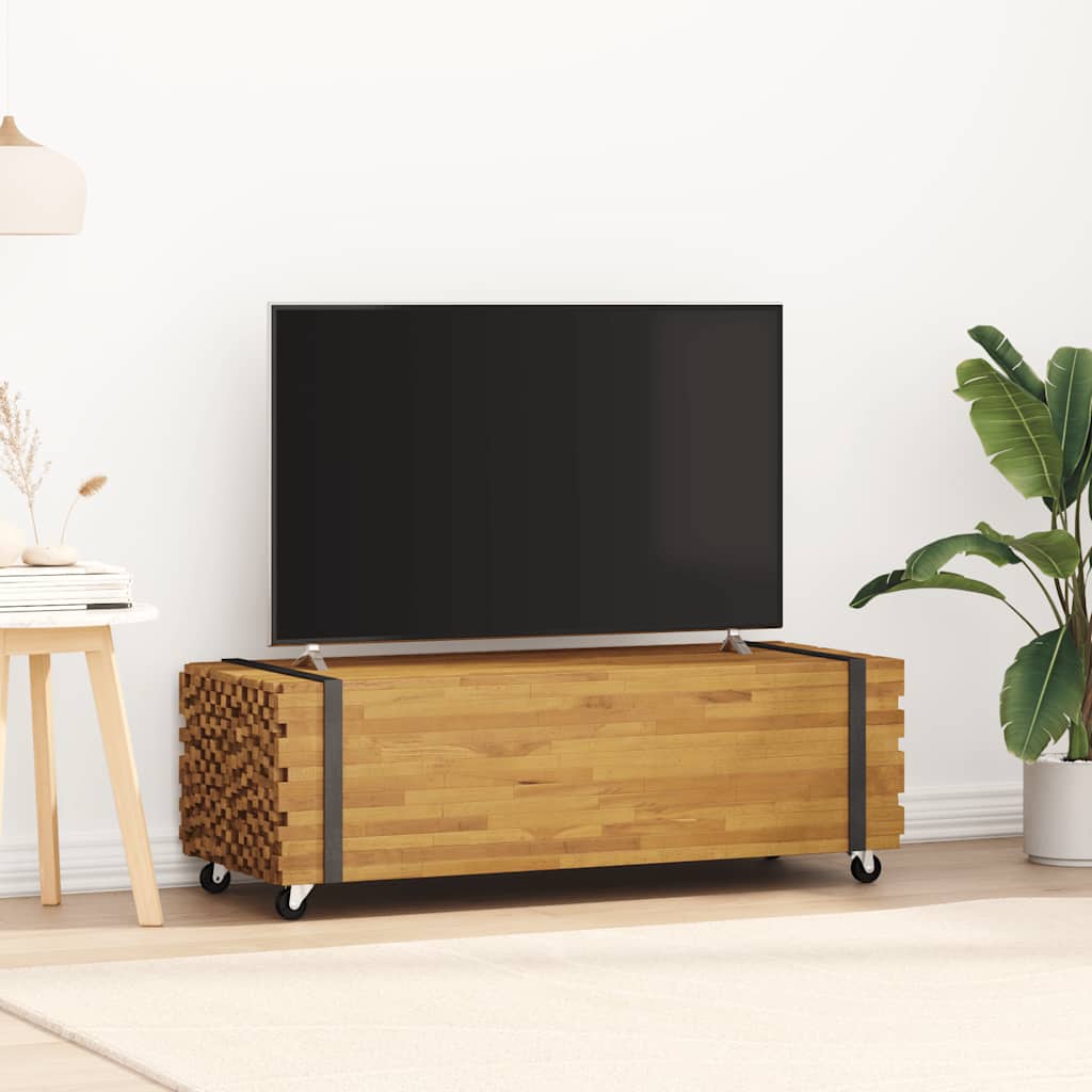 Table basse 110x45x35 cm bois massif de teck - XIOS